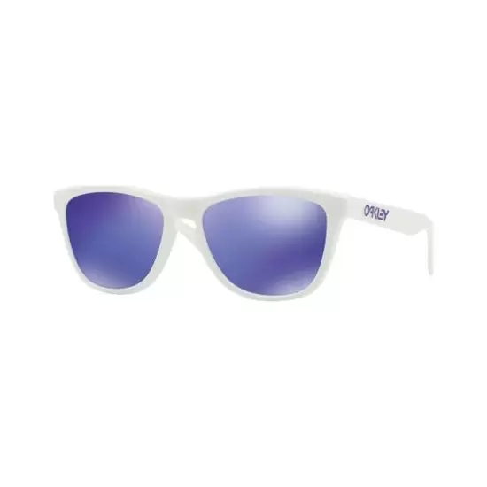 Oakley frogskins heritage 9013 35 polished white violet iridium sunglasses 3 550x