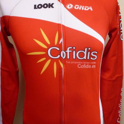 Maillot manches longues COFIDIS 2014 (logo Espagne)