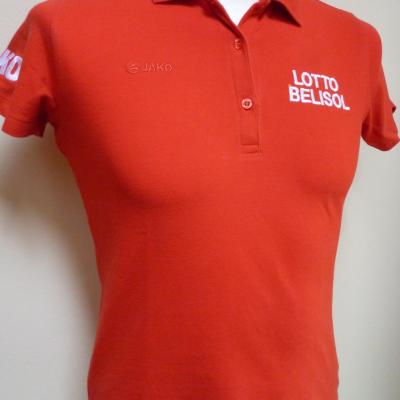 Polo rouge LOTTO-BELISOL 2014 (taille XS)