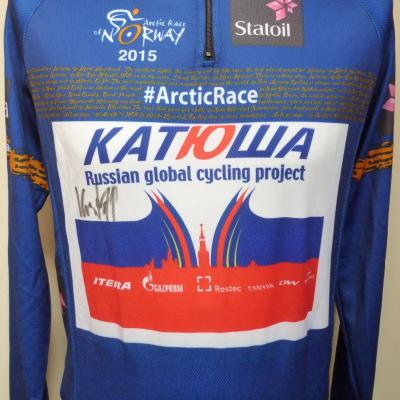 Maillot ML bleu protocole KATUSHA-ARCTIC RACE 2015