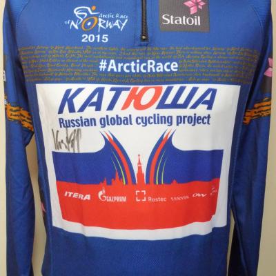 Maillot ML bleu protocole KATUSHA-ARCTIC RACE 2015