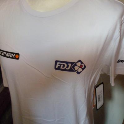 T-shirt blanc FDJ (mod.1)