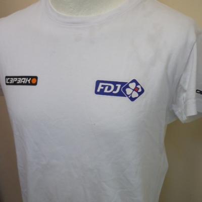 T-shirt blanc FDJ (mod.2)