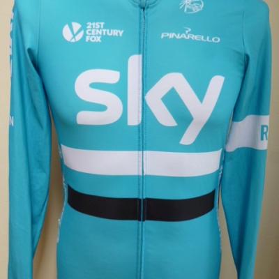 Maillot 1/2 saison ML bleu SKY (taille L)