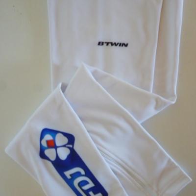 Jambières blanches FDJ (taille L)