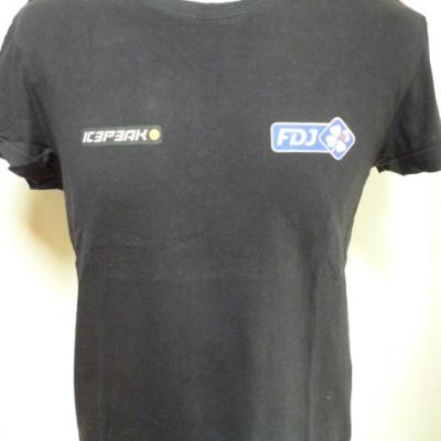 T-shirt noir FDJ (taille S)