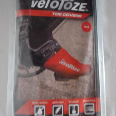 Couvre-chaussures embouts rouges VELOTOZE (taille unique)