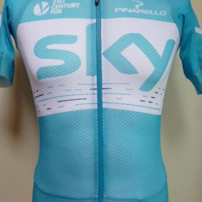 Maillot aéré bleu SKY 2018 (taille XS, mod.2)