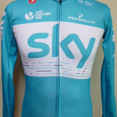 Maillot hiver bleu SKY 2018 (taille XS, mod.2)