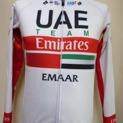 Maillot ML doublé UAE-TEAM EMIRATES 2019 (liserés)