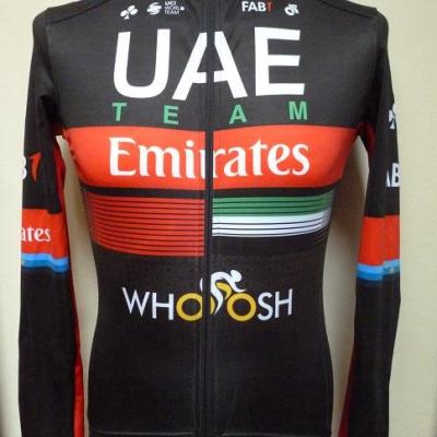 Maillot pluie ML UAE-TEAM EMIRATES 2020 (taille M, liserés)