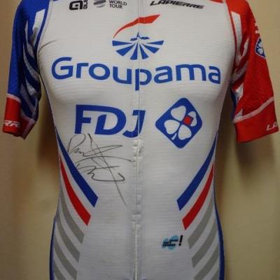 Maillot été GROUPAMA-FDJ (taille M, signé)