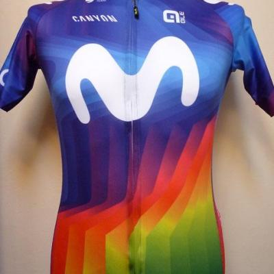 Maillot MOVISTAR 2020 (taille L, Strade Bianche)