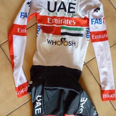 Combinaison CLM UAE-TEAM EMIRATES 2020 (taille M, dédicacée)