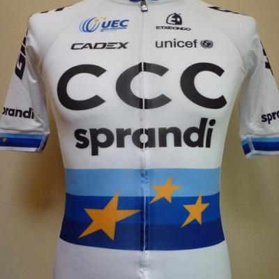Maillot aéré ch. d'Europe-CCC 2020 (taille M)