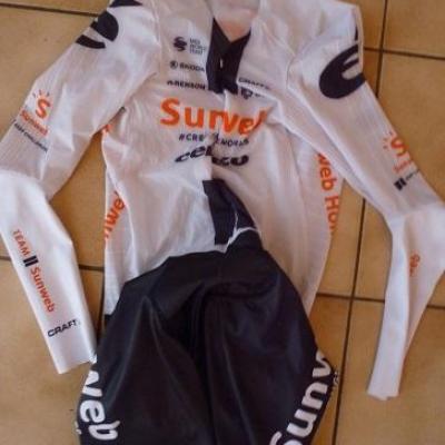 Combinaison CLM SUNWEB 2020 (taille M, blanc, mod.2)