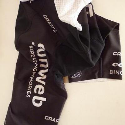 Cuissard doublé SUNWEB 2020 (taille S, blanc)