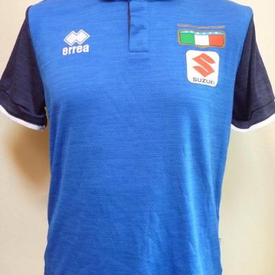 Polo bleu équipe d'ITALIE (taille S, mod.2)