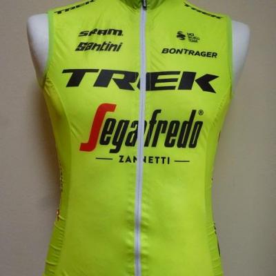 Gilet coupe-vent TREK-SEGAFREDO 2020 (taille XS, jaune)