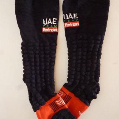 Chaussettes basses compression Compressport-UAE-TEAM EMIRATES 2020 (taille42/44)