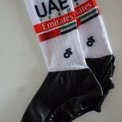 Couvre-chaussures aéros UAE-TEAM EMIRATES 2020 (taille L)