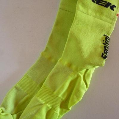 Socquettes jaunes TREK-SEGAFREDO 2020 (taille M)