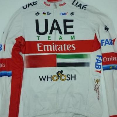 Maillot ML UAE-TEAM EMIRATES 2020 (taille M, liserés)