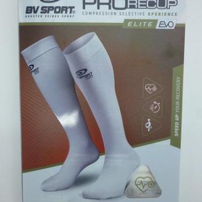 Chaussettes de récupération blanches BV SPORT (taille S+)