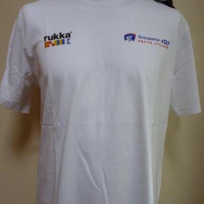 T-shirt blanc GROUPAMA-FDJ 2021 (taille M)
