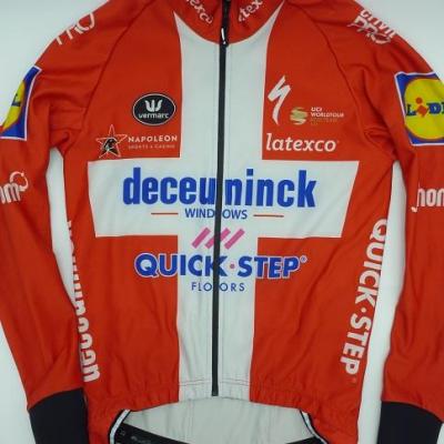 Maillot de pluie ch. du Danemark DECEUNINCK-QUICK STEP 2021 (taille M)