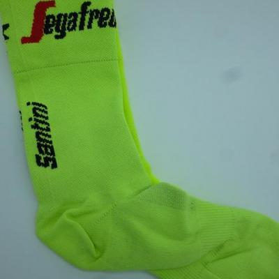 Socquettes TREK-SEGAFREDO 2021 (taille XS/S, jaunes, mod.2)