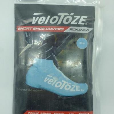 Couvre-chaussures bas bleus VELOTOZE-Road 2.0 (taille L/XL)