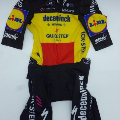 Combinaison CLM ch. de Belgique DECEUNINCK-QUICK STEP 2021 (taille M)