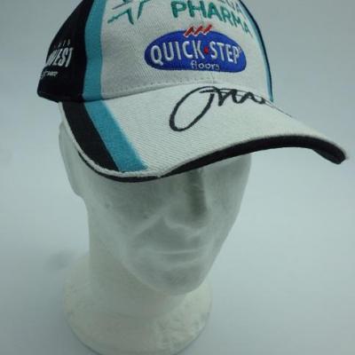 Casquette podium OMEGA-PHARMA-QS (signée)