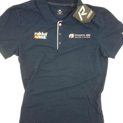 Polo bleu GROUPAMA-FDJ 2022 (taille S)