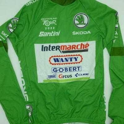 Maillot vert protocole-INTERMARCHE-Wanty 2022 (taille M, Tour d'Allemagne)