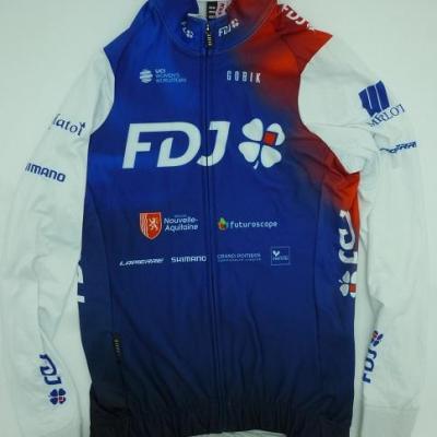 Maillot ML doublé NOUVELLE-AQUITAINE-FDJ 2022 (taille XS)