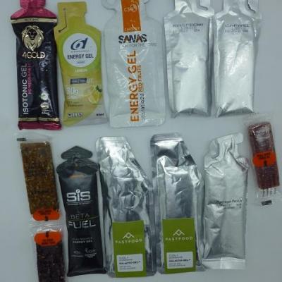 Lot de 12 GELS/BARRES ENERGETIQUES (divers)