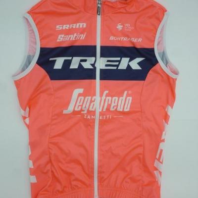 Gilet coupe-vent TREK-SEGAFREDO 2023 (taille XS, fluo)