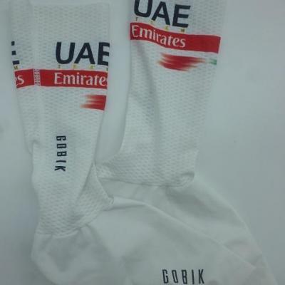 Couvre-chaussures aéros UAE-TEAM EMIRATES 2022 (taille L/XL)