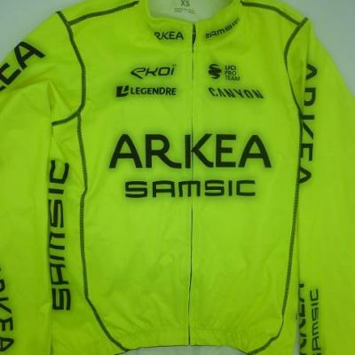 Maillot de pluie ARKEA-SAMSIC 2022 (taille XS, fluo)