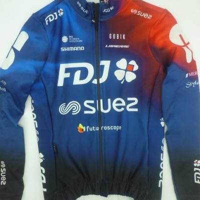 Maillot de pluie manches longues FDJ-SUEZ 2023 (taille S)