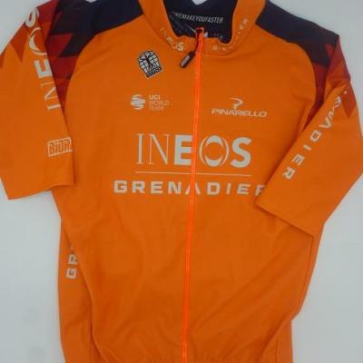 Maillot de pluie INEOS-GRENADIERS 2023 (taille S, fluo)