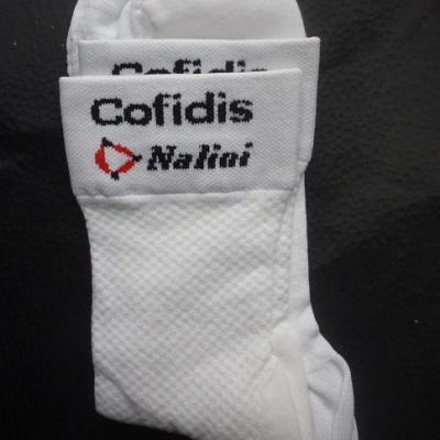 Socquettes blanches COFIDIS 2017 (taille L/XL)