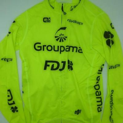 Maillot manches longues GROUPAMA-FDJ 2024 (taille M, fluo)