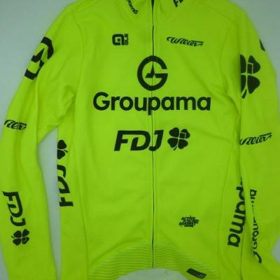 Maillot manches longues GROUPAMA-FDJ 2025 (taille M, fluo)
