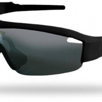 Lunettes LAZER-SS1 (sponsor Lotto) noires mat